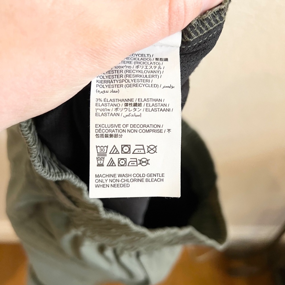 Prana‎ Palisades Ripstop E-Waist Pants Jogger in Rye Green Gorpcore Size L - Picture 15 of 15